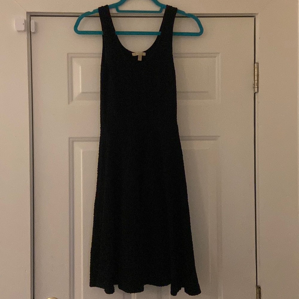 Anthropologie Bordeaux Simple Black Dress